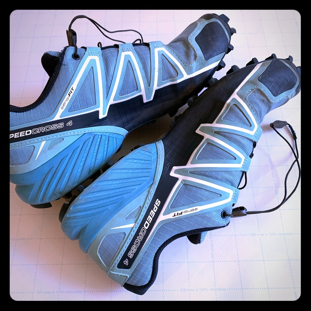 Salomon Speed cross 4 women's sz 9 blue and black